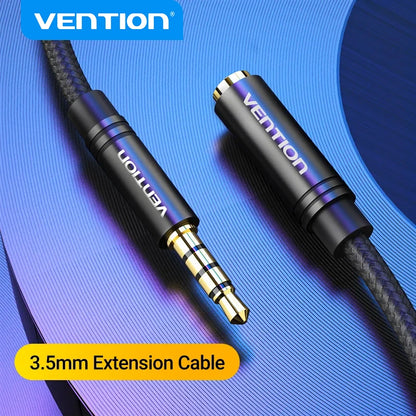 Jack 3.5 Aux Extension Cable for Car Laptop Mini PC TV Xiaomi Huawei Stereo 3.5 Mm Jack Headphone Speaker Cable Auxiliar