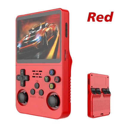 Retro Handheld Game Console R36S 3.5" Screen Portable Handhel Game Player 64/128GB Emulator Hall Effect Wireless Gamepad Gift