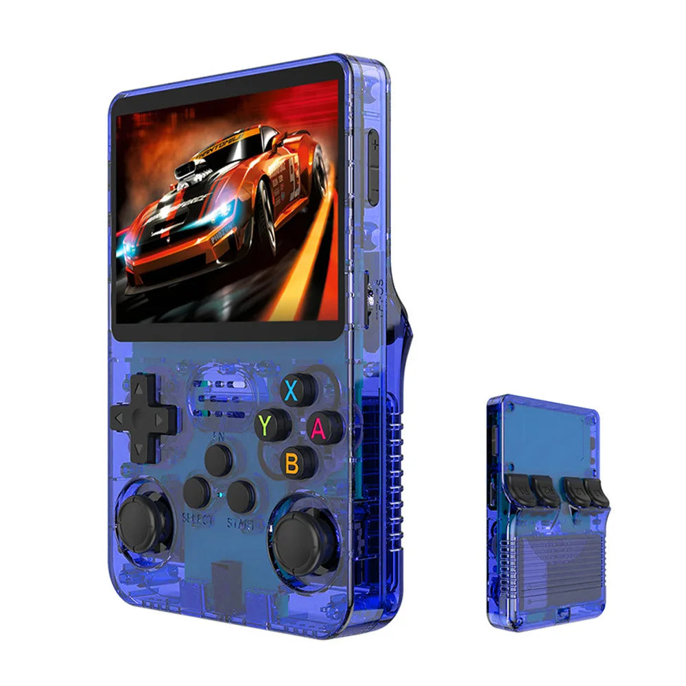 Retro Handheld Game Console R36S 3.5" Screen Portable Handhel Game Player 64/128GB Emulator Hall Effect Wireless Gamepad Gift