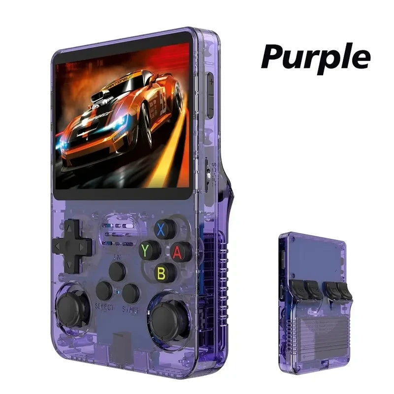 Retro Handheld Game Console R36S 3.5" Screen Portable Handhel Game Player 64/128GB Emulator Hall Effect Wireless Gamepad Gift