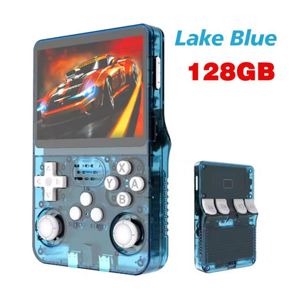 Retro Handheld Game Console R36S 3.5" Screen Portable Handhel Game Player 64/128GB Emulator Hall Effect Wireless Gamepad Gift