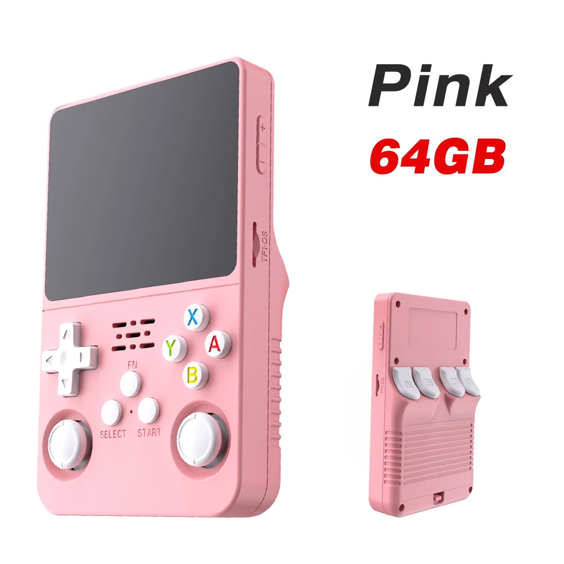 Retro Handheld Game Console R36S 3.5" Screen Portable Handhel Game Player 64/128GB Emulator Hall Effect Wireless Gamepad Gift