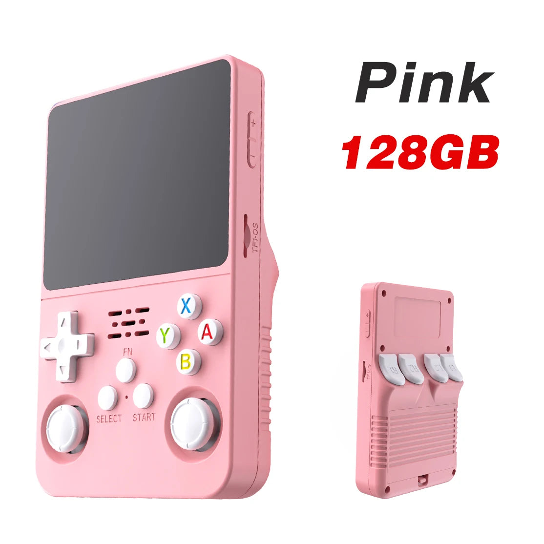 Retro Handheld Game Console R36S 3.5" Screen Portable Handhel Game Player 64/128GB Emulator Hall Effect Wireless Gamepad Gift