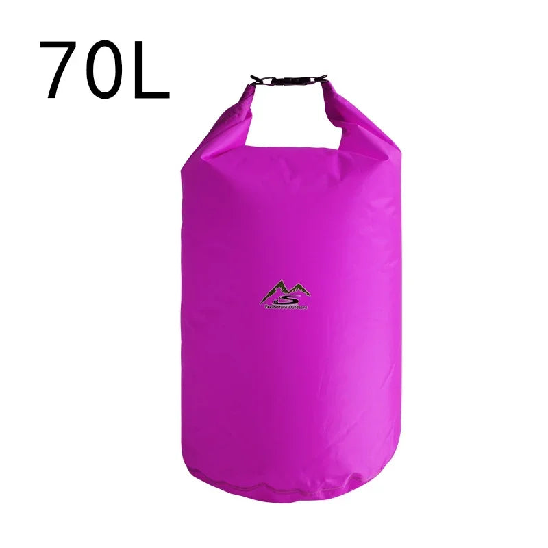 Waterproof Dry Bag 5L 10L 20L 40L 70L Roll Top Ocean Pack Floating Sack Camping Kayaking Rafting Hiking Swimming Gear ﻿