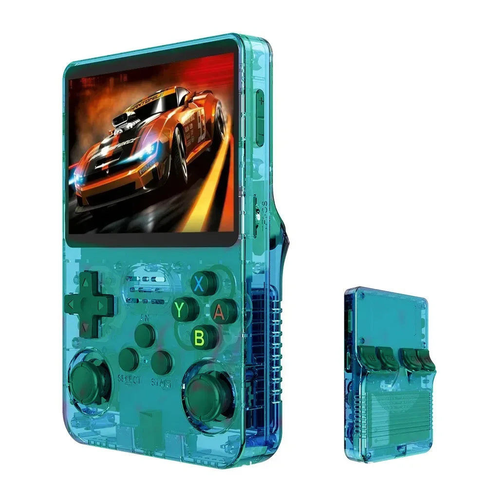 Retro Handheld Game Console R36S 3.5" Screen Portable Handhel Game Player 64/128GB Emulator Hall Effect Wireless Gamepad Gift