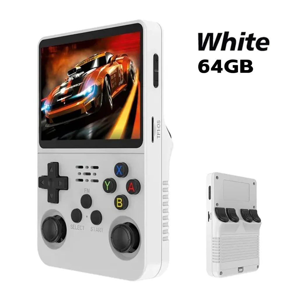 Retro Handheld Game Console R36S 3.5" Screen Portable Handhel Game Player 64/128GB Emulator Hall Effect Wireless Gamepad Gift